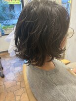 アンジュ ラヴィ(Ange Lavie) エアウェーブで時短かわいいボブレイヤースタイル