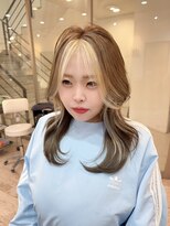 オーストヘアーフィガロ 本通り店(Aust hair Figaro) 《フロントカラー》ホワイトブロンドとベージュ!