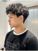 スパイキーショートシャドウパーマアクティブショート