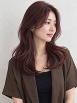 ミロアヴィタ 平尾(miroa vita)&nbsp;カシスブラウン 顔周りカット 20代 髪質改善 レイヤー