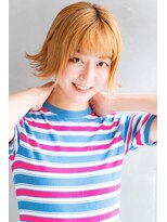 レニーバイエース(LANY by ACE)&nbsp;【LANY横浜店】外ハネボブ×アプリコットベージュ