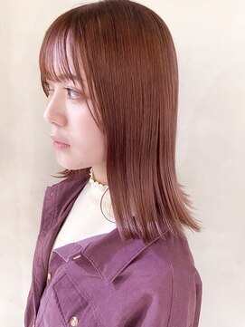 アリエッタ アザブ(ARIETTA AZABU) 《オオタキマサシ》N.カラー ピンクベージュ 切りっぱなしボブ