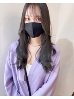 マリアバイアフロート(Maria by AFLOAT)&nbsp;人気の韓国風　大人クアンクヘア　スカイブルー