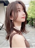 似合わせカット/くびれヘア/デザインカラー/アースカラー/新宿