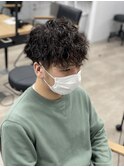 カット×ツイストスパイラルパーマ