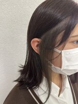 アジールヘア 所沢プロペ通り店(agir hair) オリーブグレージュ×インナーカラー