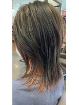 ラポールヘア 小山店&nbsp;ブリーチデザインカラー/ウルフカット