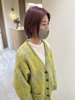 ウインナーヴィジョン 栄 久屋大通店(WINNER VISION) ピンクラベンダーボブ