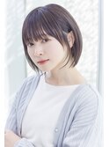 似合わせカット×小顔丸みボブ【瀧上丈司】
