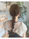 編みおろしアレンジ
