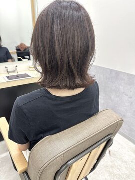 フレームプラス 御堂筋難波店(FRAME +) 切りっぱなしボブ ナチュラルレイヤー