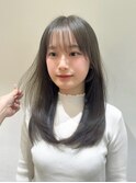 ブリーチカラー ダブルカラー ラベンダーアッシュ グレージュ