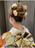 【可愛さ弾ける】トップシニヨン