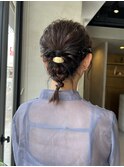 ボブヘアセットパーティーセットボブアレンジふわふわ/今枝