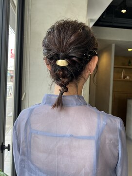 ヘアー アイス ルーチェ(HAIR ICI LUCE) ボブヘアセットパーティーセットボブアレンジふわふわ/今枝