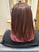 リシェールグリーン 越谷花田店(RICHAIR GREEN)&nbsp;前髪/アンブレラカラー/こなれミディ/イメチェン/ウェーブパーマ