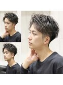 フェザーパーマソフトツイストスパイラルパーマ爽やか刈り上げ