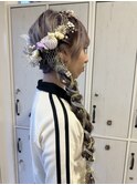 サイド編みおろし