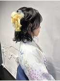 卒業式ヘアセットヘアアレンジ
