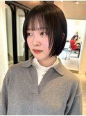 ★イメチェン外ハネボブ美髪ワイドバングレイヤーショート表参道