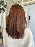 ブリーチなし明るめオレンジ