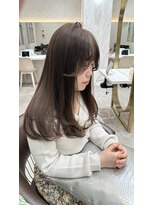 ロンド レア 天神大名店(Lond Le’a) イヤリングカラー/外ハネボブ /縮毛矯正/レイヤーボブ/艶髪