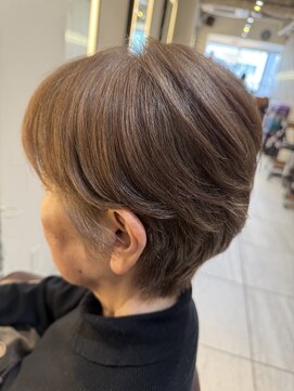 インプレッション(impression produced by LA’BO) 【札幌/impression佐藤】白髪ぼかしハイライト/ミルキーベージュ