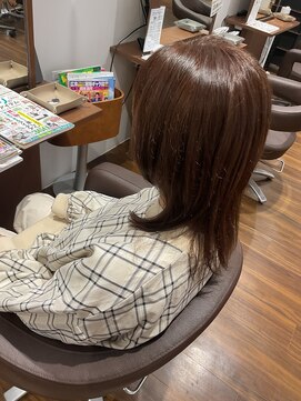 アミカ シーモール店(Amica) ピンクブラウン