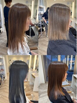 ヘアアンドメイク ニューヨーク ニューヨーク 長岡天神店(Hair&Make NYNY)の写真/【長岡天神駅すぐ】クセ強さんからぺたんこさんまで、広がる髪も柔らかく♪丁寧施術で叶える艶ストレート