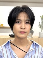 エルヘアメゾン(el. hair maison) ハンサムマッシュ☆黒髪ショート