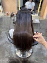 ロンド 表参道店(Lond)&nbsp;くびれヘア/アプリコットオレンジ/ハイライトカラー/韓国/表参道