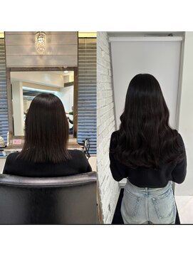 リゼル シブヤ(RISEL SHIBUYA) エクステ80本で自然なロングヘアに！