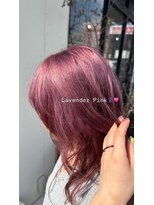 ヘアー ワークス ボナ 前橋店(HAIR WORKS bona.)&nbsp;大人可愛いを叶える、旬のハイトーン◎ラベンダーピンク