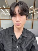 20代フェザーパーマ◎韓国風センターパート小顔