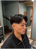 MEN’S HAIR/サーフカール/刈り上げセンターパート/柏