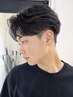 メンズカット+フェザーパーマ￥12100#桑名#四日市#三重#センターパート#韓国