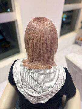 【MONA】ピンクベージュ/ハイトーンピンク/デザインカラー