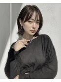 レイヤーボブで大人っぽい印象に◎
