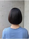 20代30代かわいい丸みコンパクトボブ
