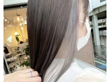 salon de MiLK 札幌大通店【サロン ド ミルク】の雰囲気(傷まないケアブリーチでデザインカラー♪【札幌/大通】)