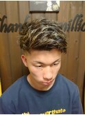 メッシュカラー×カット