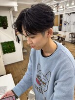 ユイマァルスロウ 倉敷(YUIMARLSLOW)&nbsp;メンズカット20代30代40代フェザーパーマ岡山パーマ倉敷パーマ