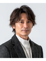 バグズ ヘアデザイン 桔梗が丘店(Baguz HAIR DESIGN)&nbsp;大人の外ハネレイヤー×メンズパーマ