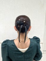 リーナ ビューティガーデン(LiNA BeautyGarden)&nbsp;ボブでもできる！タイトシニヨンヘアセット