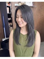 零秒女髪 千里丘店 上品な艶&まとまり美髪セミロングスタイル髪質改善艶髪艶感