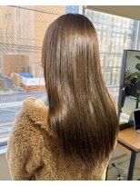 零秒女髪 千里丘店 髪質改善で叶える艶やか上品ロングヘア艶髪美髪髪質改善カラー
