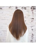 艶髪ロングレイヤー×ブラウンカラー｜髪質改善で美髪
