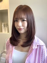 hyon myon/RISEbyREVO 綾瀬店【ヒョンミョン】&nbsp;ハッシュカット/デザインカラー/グレージュ[綾瀬駅/韓国ヘア]