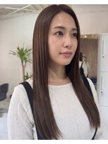 零秒女髪 千里丘店&nbsp;髪質改善で叶える上品艶ロングストレート艶髪美髪髪質改善カラー