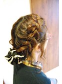 卒業式ヘアセット